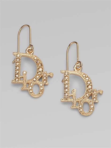 gold dior earings|Dior look alike earrings.